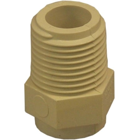 Genova NIBCO Pipe Adapter, 12 in, Slip x MIP, CPVC, SCH 40 Schedule T00060D