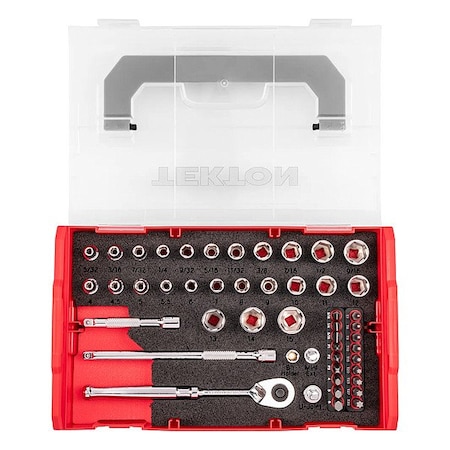 Tekton Socket Set, Steel, 49 Pieces SKT06300
