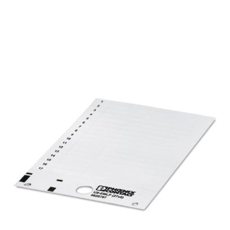 Phoenix Contact US-EMLP 27X8 Plastic label Card white 0828797