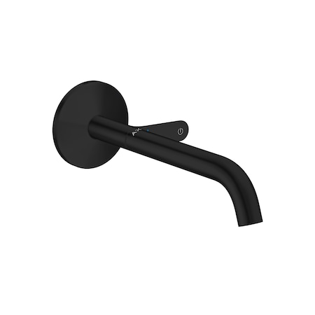 Axor ONE Wall-Mounted Single-Handle Faucet Select, 1.2 GPM in Matte Black 48112671