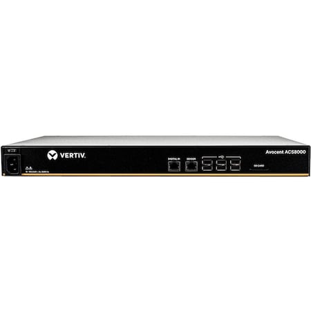Vertiv Avocent ACS 8000 32-Port Serial Console Server, Single Internal AC Power Supply ACS8032SAC-400