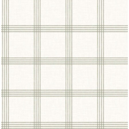 Chesapeake Twain Green Plaid Wallpaper 4134-26996
