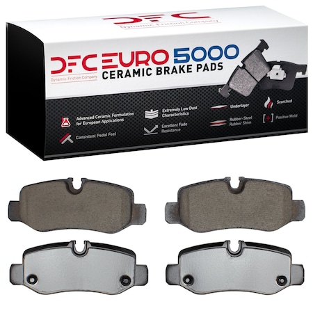 Dfc 5000 Euro Ceramic Disc Brake Pad Set, 1600-1893-00