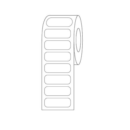 Zoro Select Cyro Label, White, Polypropylene GRAING-C104