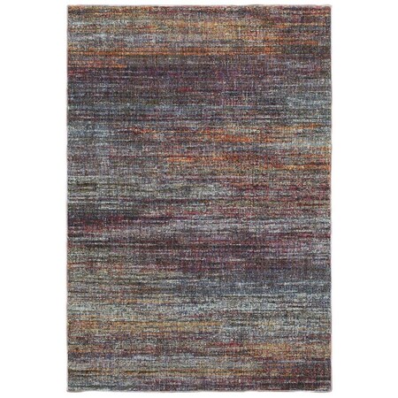 Oriental Weavers Atlas Indoor Casual Abstract Rectangle Area Rug, Multicolor - 3 ft. 3 in. x 5 ft. 2 in. A8037B100170ST