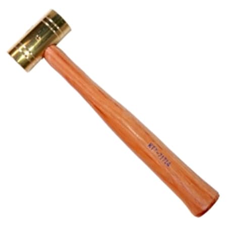 Keen 16 oz Brass Hammer with Wooden Handle KE899572