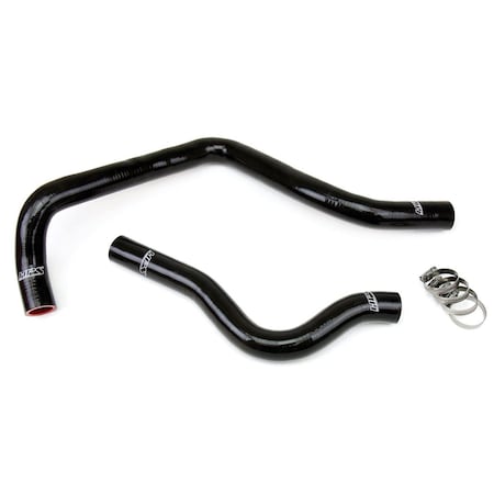 Hps Performance High Temp Reinforced Silicone Radiator Coolant Hose Kit, Black, 57-1207-BLK