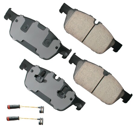 Akebono Euro Premium Ceramic Disc Brake Pads, Eur1636 EUR1636