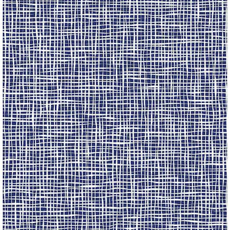 A-Street Prints Shanti Blue Grid Wallpaper 2764-24330