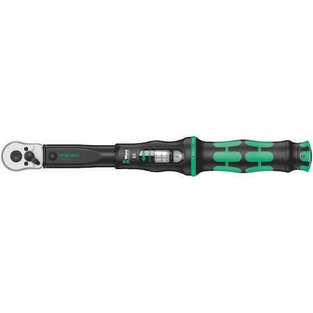 Wera Click-Torque C 1 torque wrench with reversible ratchet, 10-50 Nm, 1/2 in x 10-50 Nm 5075620001