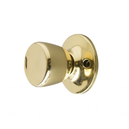 Design House Terrace Dummy Door Knob- Polished Brass 728287