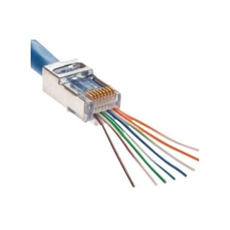 Platinum Tools EZ-RJ45 SHIELDED, INTERNAL GROUND. 50/JAR. 202020J