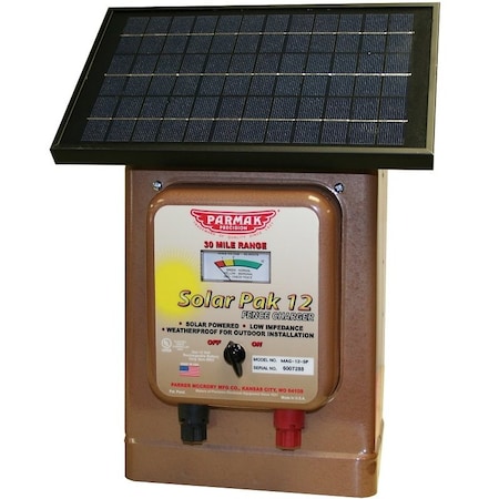 Parker Mc Crory Mfg Co Parmak Magnum Solar Pak12 Solar Fence Charger MAG12-SP