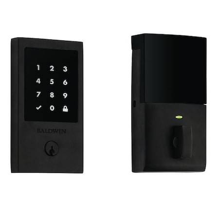 Baldwin Baldwin Z-Wave Minneapolis Touchscreen Deadbolt with Schlage C Keyway Oil Rubbed Bronze Finish 8225102ZW