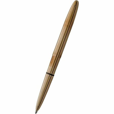 Fisher Space Pen Bullet Pen, Brass, Raw Brass 400-RAW