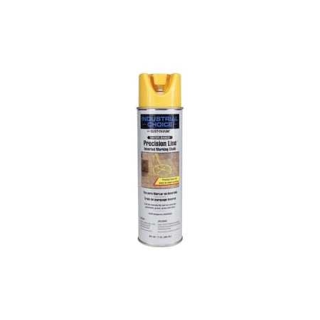 Rust-Oleum Inverted Marking Chalk - Apwa Yellow, 17 Oz, 12PK 205234