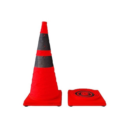 Mutual Industries Traffic Cone, Green, 28 in H, Nylon 17712-1-28