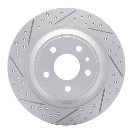 Dynamic Friction Co DFC Geoperformance Rotor - Drilled and Slotted 830-54068L