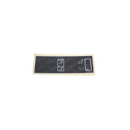 Jlg REPLACEMENT DECAL PLATFORM DISPLAY 1704952