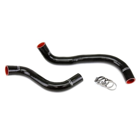Hps Performance High Temp Reinforced Silicone Radiator Coolant Hose Kit, Black, 57-1828-BLK