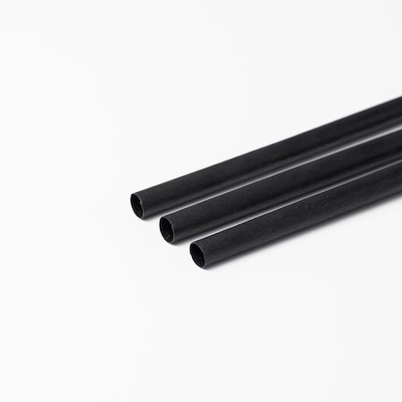 Greenprint Greenprint Agave Based Black Agave Standard 8.25" Boba Straw, Unwrapped 700 ct BTBA21U