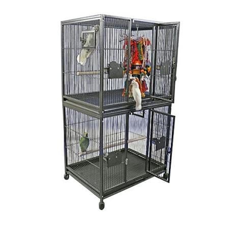 Fancy Feline Extra Large Flight Cage - Black FA738563