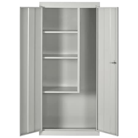 Sandusky Lee Light Duty Welded Steel Combination Cabinet, 30x18x66, Dove Gray VFC1301866-05
