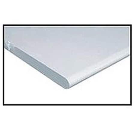 Wisconsin Bench 60 x 36 x 1-14 in. Thick ESD Square Edge Workbench Top, White 185CP112