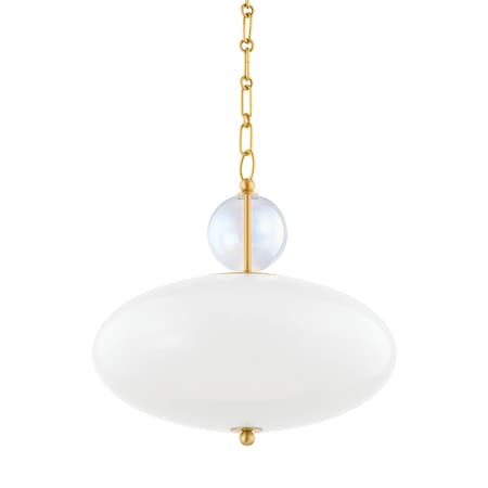 Mitzi Viviana 1 Light Pendant 10.5 In. Aged Brass H729701-AGB
