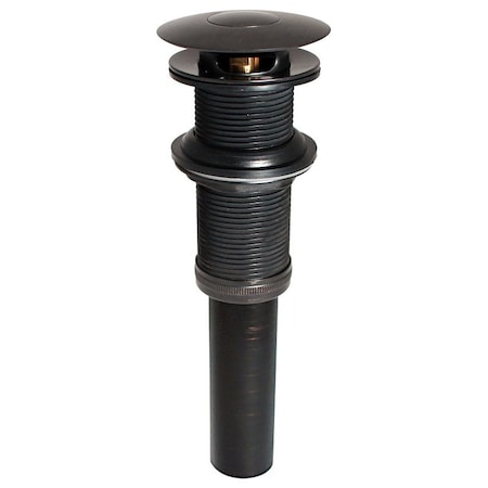 Stylewise Pushbutton Sink Drain, 1-1/4 in Connection, Brass, Bronze K820-76BRZ