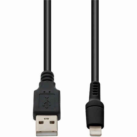 Add-On AddOn 1m (3.3ft) USB-A 2.0 Male to Lightning Male Sync and Charge Black Cable USB2LGT1MB
