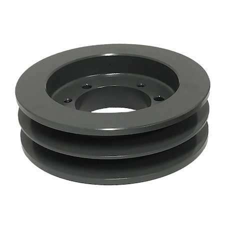 B&B Manufacturing Bushing 2 Groove V-Belt Pulley 6.3 inch OD 25V630SK