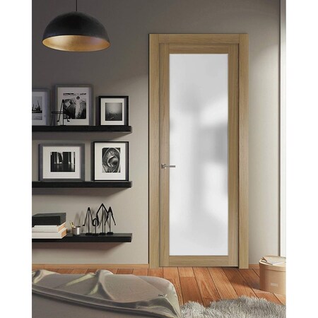 Sartodoors Solid French Door Planum 2102 Solid Core Modern Interior PLANUM2102ID-HA-18