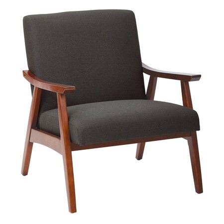 Osp Home Furnishings Davis Chair, Klein Charcoal DVS51-K26