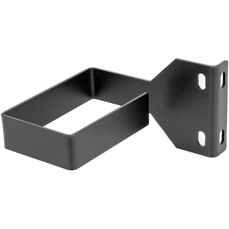 Rocstor Multi-Directional Vertical Server Rack Cable Management D-Ring Metal Hook 4H x 2.8W x 4L - Black Y10E048-B1
