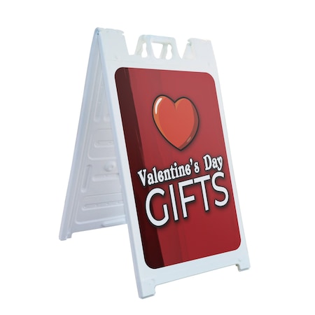 Signmission Valentines Day Gifts, A-Frame & 2 Decals Installed, Heavy-Duty Plastic Frame SBHD-D-2436-30429