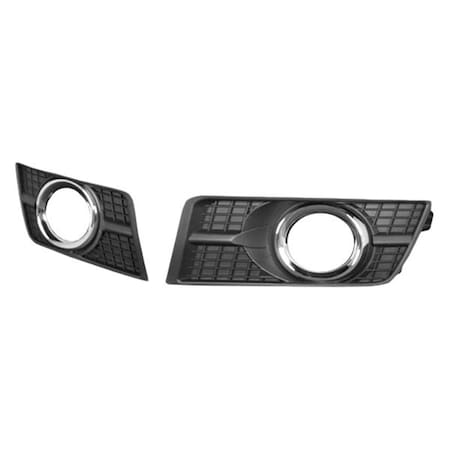 Sherman Parts Front Driver Side Fog Light Bezel for 2010-2016 Cadillac SRX SHE675A-126L
