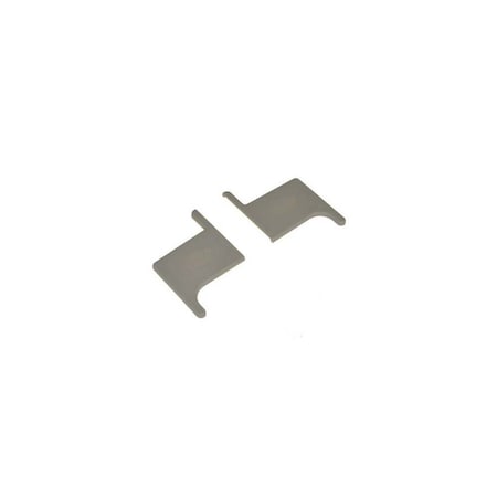 Le Johnson End Caps F/ JH2610 Aluminum - 2/Set 2680PLBG