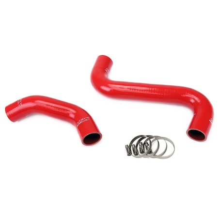 Hps Performance High Temp Reinforced Silicone Radiator Coolant Hose Kit, Red,  57-1061-RED