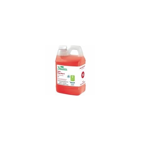Nattura Super Mega Mop G, For Floor, Hard Surface, Concentrate, Liquid, 64 fl oz (2 quart), 7.5 to 8, 4PK 956500-65T