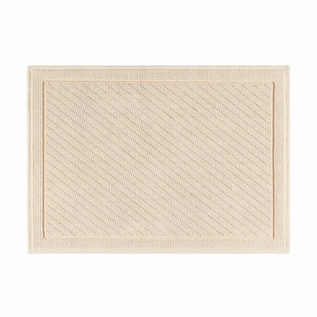 Arkwright Home Cotton Bath Mat 17x24 Almond Milk - Case of 4, 4PK HH-BM-1724-BG