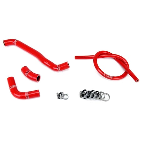 Hps Performance High Temp Reinforced Silicone Radiator Coolant Hose Kit, Red,  57-1359-RED