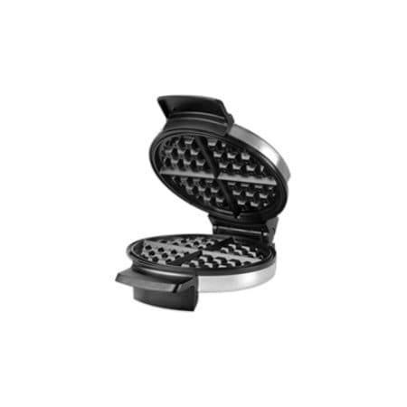 Black & Decker Black+Decker 4 waffle Brushed Silver Stainless Steel Belgian Waffle Maker WMB500