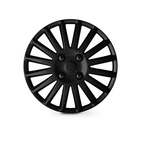 Altertrim 15 in Univ Hubcaps for steel whls, Snap-On (Blk Matte), 4PK CHB-5019-BP-15