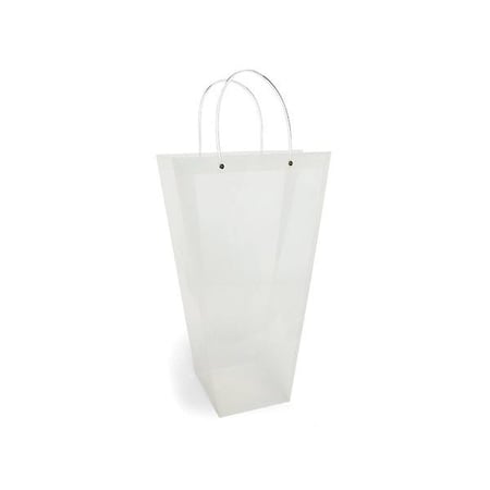 Nashville Wraps Clear Floral Vase Carrier Bag, 19.6 x 12 x 6, 50PK CLRFLBAG