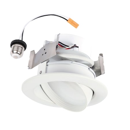 Halo White 4 in. W LED Recessed Lighting Gimbal 8.8 W RA4LS9FSD2W1EWH