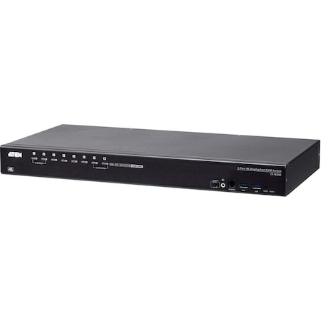 Aten CS19208 8-Port USB 3.0 4K DisplayPort KVM Switch with Rack Mounting Kit CS19208