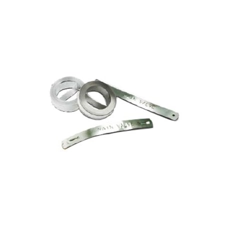 Dymo Label Roll, Metallic Silver, Labels/Roll: 200 32500