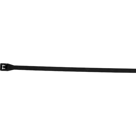 Powerhouse Cable Tie, 11-1/4 in L, Black, Nylon, 100 PK PO3647938