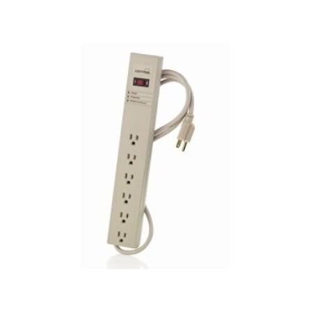 Leviton Surge Protector Power Strip, 15 Amp, 125 Volt, 50/60Hz 5100-S15